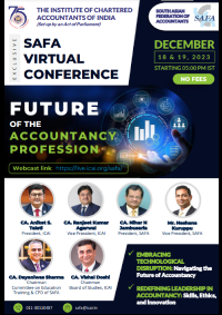 Exclusive SAFA Virtual Conference "Future of the Accountancy Profession"